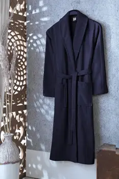 Jaunas Samta Peldmētelis Vīriešu Ziemas Sabiezēt Silta Vanna Drēbes 100 Kokvilnas Drēbes Unisex Mīksto Džentlmenis Nightrobe Cietā Gadījuma