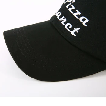 Jaunas unisex beisbola cepure izšuvumi Pica Planētas Hat Kokvilnas Beisbola cepure ikdienas Vasaras Saules cepures regulējams modes tētis cepures