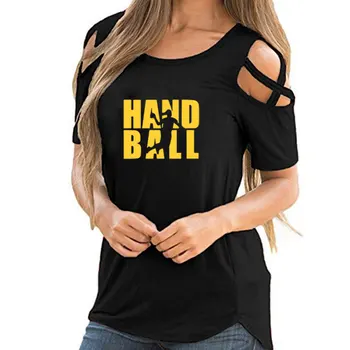 Jaunas Vasaras Modes Handbola T Krekls Sievietēm Gadījuma Kokvilnas Topi Ar Īsām Piedurknēm Vīriešiem Iespiests T Krekli Meitene Zīmola Apģērbi