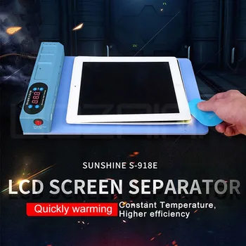 Jauno Atbrīvošanu LCD Ekrāns Spearator Apkures Plāksne Ar USB Portu Tālrunis iPad Mobilo Telefonu LCD Ekrāna Atvēršana Mašīna
