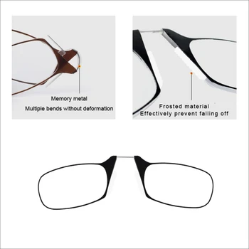 JAUNO Klipu Lasīšanas Brilles Vīrieši Sievietes Mini Ultravieglajiem SOS Seifs Vecāki Brilles Ar Kasti Oculos De Grau Locīšanas Glasse 1.5 2.5 3.0