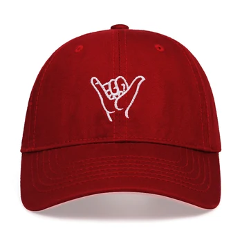 Jauno Modes kokvilnas beisbola cepure kokvilnas pirkstu izšuvumi tētis, cepure, Regulējams Hip Hop snapback cepures fmen sieviešu sporta cepures gorras