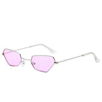 Jauno Modes Sieviešu Saulesbrilles Nelegālo Mazo Metāla Rāmis Zīmola Dizainere Krāsains Elegants Sieviešu Brilles UV400 Unisex