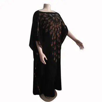 Jauno Āfrikas Dimantu ilgi Dashiki Lielās Vasaras Black Dress Lady Āfrikas apģērbu 100#