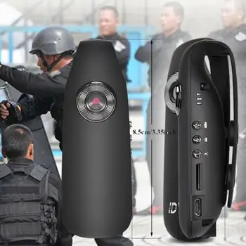 Jauns 1gb Profesionālā HD 1080P 130 Grādu Mini Videokameras Kustības detektors Dash Cam Policijas Iestāde, Motociklu, Velosipēdu Kustības Kamerai
