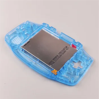 Jauns Apvalks Gadījumā Ar Pogām GBA IPS V2 LCD Ekrāna Komplektu ar stikla objektīva vāciņu iepriekš samazināt korpusa apvalks, lai game boy Advance GBA
