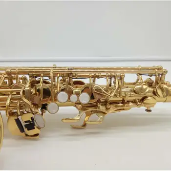 Jauns Elegants Skaņas MFC Alto Saksofons A-992 A-WO20 Zelta Laku Alto Sax Iemuti Niedres Kakla Mūzikas Instrumentu