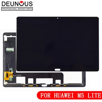 Jauns Huawei MediaPad M5 Lite LTE 10 BAH2-L09 BAH2-L09C Bach2-L09C Bach2-W19C Touch Screen Digitizer Ar Lcd Displeju Montāžas