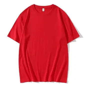 Jauns kritums plecu apaļu kakla īsām piedurknēm T-krekls custom printed klases krekls uzņēmumu grupas Kleitu Izšūšana