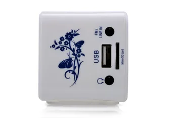 Jauns Mini FM radio, skaļrunis atbalsta SD atmiņas kartes/Signalizācijas,Portable Speaker MP3 Atskaņotājs TT032AR