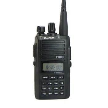 Jauns Radio Walkie Talkie PuXing 128CH 5W UHF+4W VHF divjoslu divvirzienu Radio PX-888K Portatīvo Šķiņķis CB radio Communicator