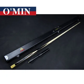 JAUNS Roku Pasūtījuma O'min Viens Gabals Snooker Cue Uzvaru Modelis 9.8 mm Padoms Snūkera Kijas Gadījuma Ķīna