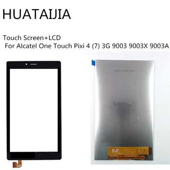 Jauns Tablet PC Touch lcd displejs Digitizer Nomaiņa Alcatel One Touch Pixi 4 (7) 3G 9003 9003X 9003A