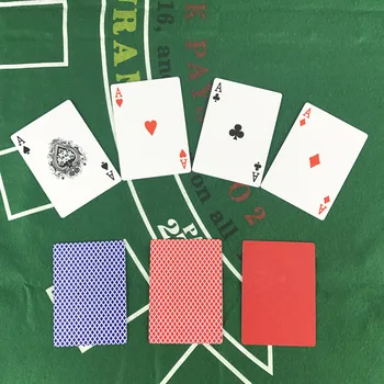 JAUNU Baccarat Texas Hold ' em Spēļu Kārtis Plastmasas Ūdensizturīgs Matēta Pokera Kārtis, galda Spēles 2.48*3.46 collu Maz Vēstules Yernea