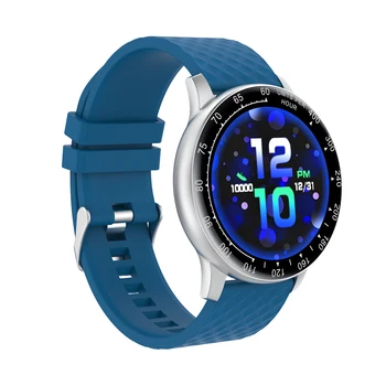 Jaunu Black Silver Metāla Smart Skatīties Krāsu OLED Ekrāns Smartwatch Sieviešu Modes Fitnesa Tracker Sirds ritma Monitors montre homme