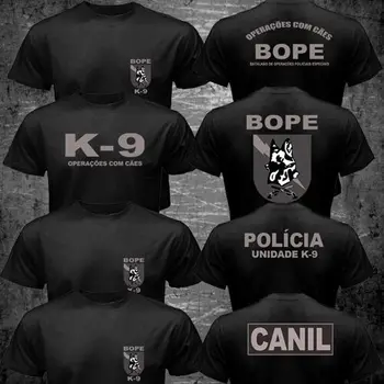 Jaunu Brazīlija Swat Bope Īpašo Spēku, Policijas K-9 Suns Suņiem Canil Vienības 2019 Smieklīgi Kokvilnas Gadījuma Top Tee Iespiests T Krekls