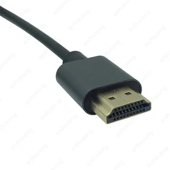Jaunu HDMI Cable M/M Alumīnija sakausējuma HDMI uz HDMI 2k*4k 2.0 Slim HDMI Kabeli TV Klēpjdatoru, Projektoru, PS3 PS4 Kabeļu 0.5 m, 1m, 1.5 m, 3m