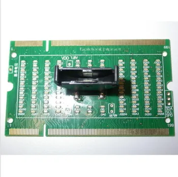 Jaunu Klēpjdatoru Notebook Atmiņas DDR2 Testa Kartes SDRAM SO-DIMM Pin No LED Testeri Karstā Piedāvā Datoru Komponentes DIY Komplektu Elektronisko Komplekti