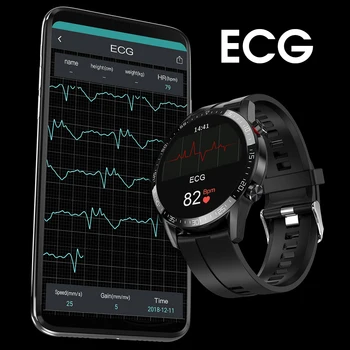 Jaunu L13 SmartWatch Vīriešiem EKG+PPG Ūdensizturīgs Bluetooth Zvanu asinsspiediens Modes Aproces Aproce Fitnesa Smart Skatīties PK L8. L7