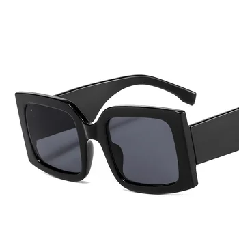 Jaunu Lielizmēra Kvadrātveida Saulesbrilles Vintage Dizainers Sievietes Ir 2021. Modes Saules Brillēm, zaļgani UV400 Vīriešiem Luksusa Zīmolu Vīriešu Sieviešu
