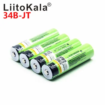 JAUNU LiitoKala lii-500 3,7 V 18650 26650 lādētājs+ 4gab 3,7 V 18650 3400mAh INR18650B Uzlādējamo Akumulatoru, Lukturīšu baterijas