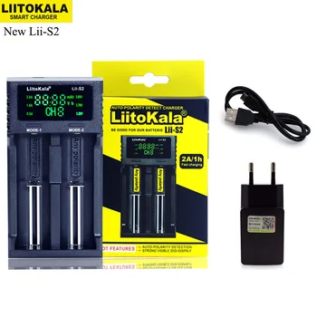 Jaunu LiitoKala Lii-S1 PD4 PL4 402 202 S1 S2 akumulatora Lādētāju 18650 26650 21700 AA AAA 3,7 V/3.2 V/1.2 V litija, NiMH baterija