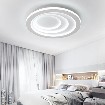 Jaunu, Modernu LED Griestu Gaismas, ko izmanto guļamistabā, Dzīvojamā istabā, gaismas spīdumu de plafond gaismeklis Apaļa Griestu lampas mājas apgaismojums