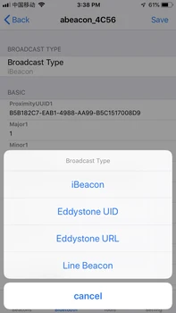 Jaunu NRF52810 Eddystone Ibeacon EEK-N Atbalsta IOS Android
