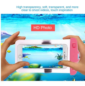 Jaunu Outdoor Swimming Soma Sensitive Touch Ūdensizturīgs Mobilā Telefona Kabata Mobilo Telefonu Gadījumā, Lai Peldēt Niršanas Sērfošanas Pludmales Izmantot