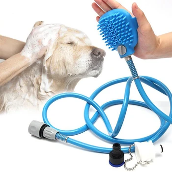 Jaunu Pet Peldvietu Rīku Ērti Massager Dušas Tīrīšanas Līdzeklis Mazgāšanas Vanna Smidzinātāji Suns Suku Pet Piegādēm Mazgāšanas Instrumenti