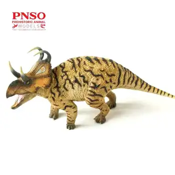 Jaunu PNSO Pūķis Perez ar Machairoceratops Dinozauru Klasiskās Rotaļlietas Zēniem Aizvēsturiskos Seno Dzīvnieku Modeli