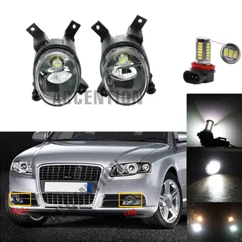 Jaunu Priekšējo LED Bamperis Miglas Lukturi LED Miglas lukturi Audi A4/Avant/A4 B7 2005 2006 2007 2008 A3 04-13