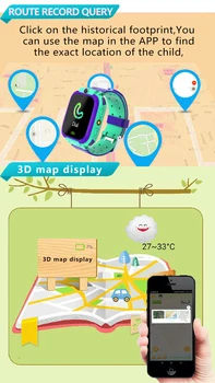 Jaunu Q12 Smart Skatīties LBS Mazulis SmartWatches Bērnu Skatīties 1.44 Collu Balss Čats GPS Meklētāja atrašanās vietas Noteicējs Anti Zaudēja Monitors ar Lodziņu