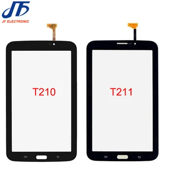 Jaunu T210 Touch Panel Digitizer Samsung Galaxy Tab 3 7.0 SM-T210 T210 t211 Touch Screen 10pcs/daudz