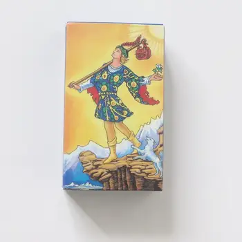 Jaunu Tarot klāja orākuliem kartes noslēpumaina zīlēšana spāņu Braucējs tarot kartes sievietes, meitenes karšu spēles galda spēle
