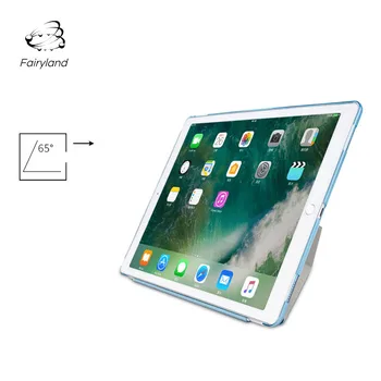 Jaunu TPU Mīkstu Lietu Vāku Saliekamais Stends Apple Tablet Smart Modināšanas Flip Ādas Gadījumā iPad 2 3 4 5 6 Mini 1 2 3 4 iPad Air 2