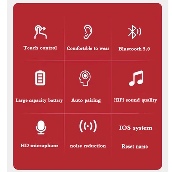Jaunu TWS Bluetooth Austiņas Stereo Taisnība Bezvadu Austiņu Earbuds Ausī Brīvroku Austiņas Auss Pumpuri Mobilo Tālruņu pk i12
