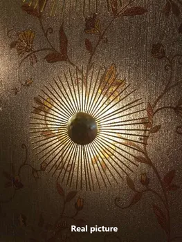 Jaunu Unikālu Apļveida Metāla Led Sienas Lampas Foajē Ēdamistaba Gultas Sienas Lampas Sconce Retro Home Deco Gaismas Ķermeņi Mākslas Dizains