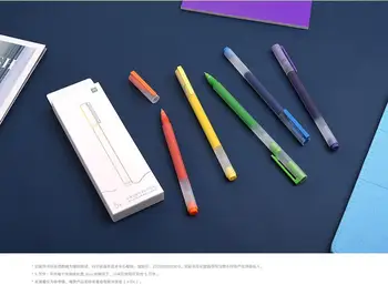 JAUNU Xiaomi Mijia Super Izturīgs, Krāsains Rakstot Parakstīt ar Pildspalvu, 5 Krāsas Mi Pildspalva 0.5 mm Gēla pildspalva Parakstīšanas Rakstāmpiederumi Skolas Office Zīmējumu