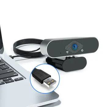 Jaunu Xiaovv 1080P USB Webcam Kamera Ultra Platleņķa autofokusu ar iebūvētu Mikrofonu, Lai Portatīvo DATORU Tiešsaistes Mācību