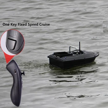 Jaunā Augsta Ātruma Smart RC Zvejas Laivu C18 500M Dual Nakts Apgaismojuma Fiksētās ātruma Kruīza Automātiskās padeves Bezvadu Kontroles RC Ēsmu Laivu