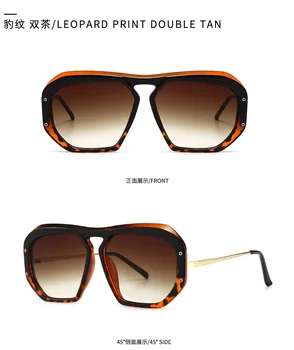Jaunā luksusa modes retro vīriešu Aviācijas saulesbrilles tendence ielu stilu, sievietes šarmu mūsdienu dzīvoklis UV400 saulesbrilles Oculos De Sol