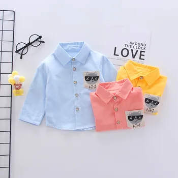 Jaunā Pavasara Rudens Modes Baby Zēnu Drēbes Bērniem Kokvilnas Karikatūra Krekls Toddler Ikdienas Tērpu, Zīdaiņu Apģērbs Bērniem, Sporta