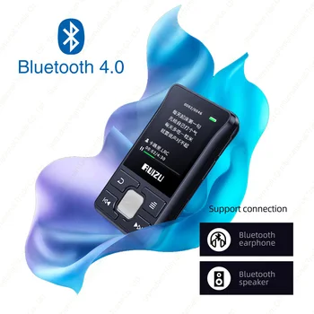 Jaunā RUIZU X55 Klipu portatīvo sporta Bluetooth MP3 8GB Krāsu Ekrāns Atbalsta TFcard, FM, HD ierakstīšanas, funkcionāls mūzikas atskaņotājs