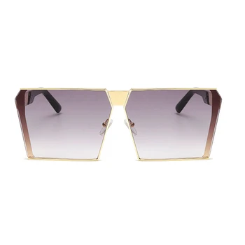 Jaunā Sieviešu Laukumā Saulesbrilles par Sievietēm, Vīriešiem Unikālu Lielizmēra Slīpumu, Briļļu Vintage Vairogs Oculos UV400 O9