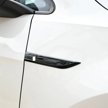 Jaunākās Sānu Spārnos Emblēmu R Line Logo Zīmi Uzlīmes VW Golf 8 MK8 Piederumi 2020