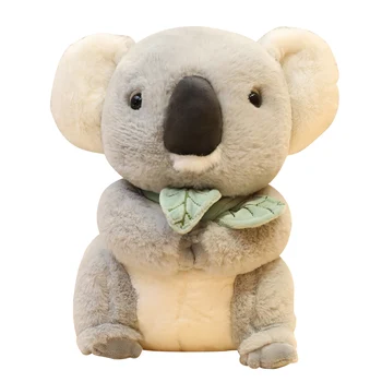 Jaunās 30/40cm Plīša Rotaļlietas 3D Koala Mest Spilveni Mīkstās Plīša Pildījumu Plīša Māju Pusi Spilvens Augstas Kvalitātes