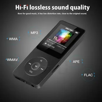 Jaunās Versijas Ultrathin MP3 mūzikas atskaņotājs, FM radio filmu mūzikas atskaņotāja HIFI 8G 16.G atmiņas MP4 atskaņotājs ciparu led LCD ekrāna spēlētājs