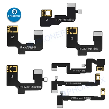 JC Dot Matrix Flex Kabelis V1S Dot Projektoru iPhone Face ID Remonts Sākotnējo Krāsu Touch šoks Akumulatora pirkstu Nospiedumu Remonts