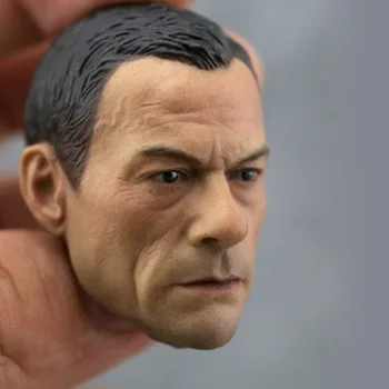 Jean-claude Van Damme 1:6 Mēroga Vīrietis Karavīra Galvas Sculpt Kungfu Zvaigžņu Sveķu Griešanai Modeli 12inch Rīcības Attēls Rotaļlietu Mnotht M3n
